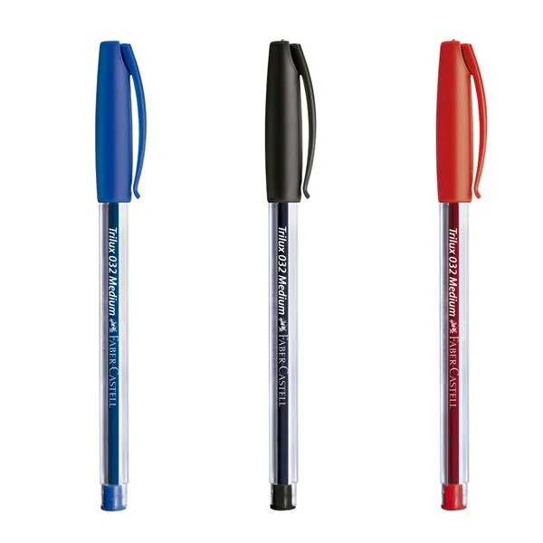Caneta Esferográfica Ponta média Trilux 1.0mm Faber-Castell