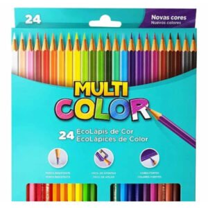 Lápis de Cor 24 Cores Multicolor