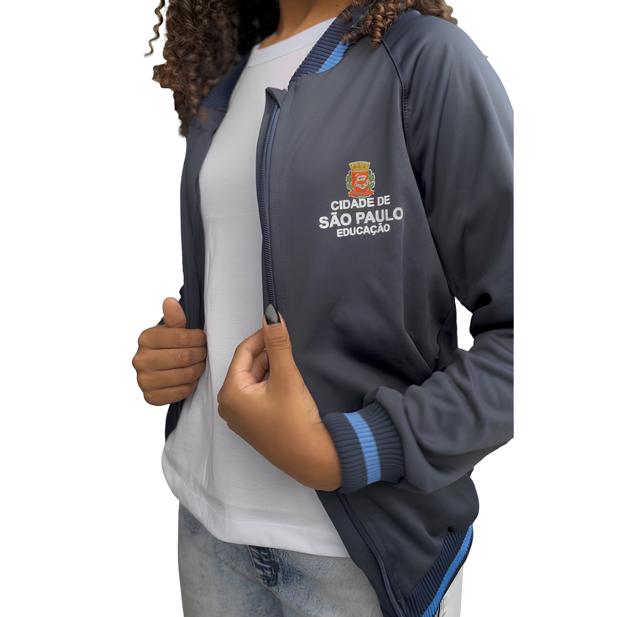 JAQUETA ESCOLAR Uniforme Prefeitura de São Paulo - Imagem 3