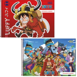 Caderno de Desenho One Piece Tilibra 340469