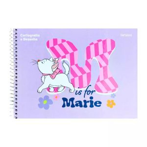 Caderno de Desenho Disney Marie Jandaia - 1