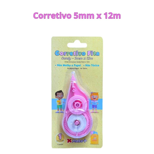 Corretivo em Fita Candy 5mm x 12m MAKE+ - Image 5