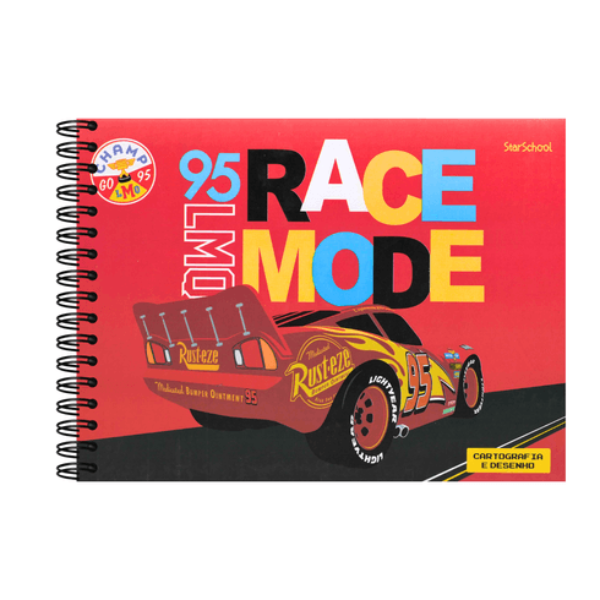 Caderno de Desenho Disney Pixar Carros StarSchool - Imagem 2