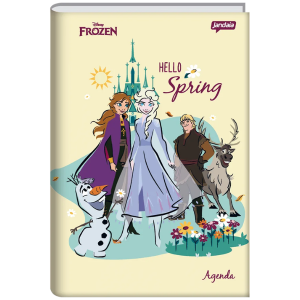 Agenda Escolar Permanente Capa Dura Frozen Jandaia - 1