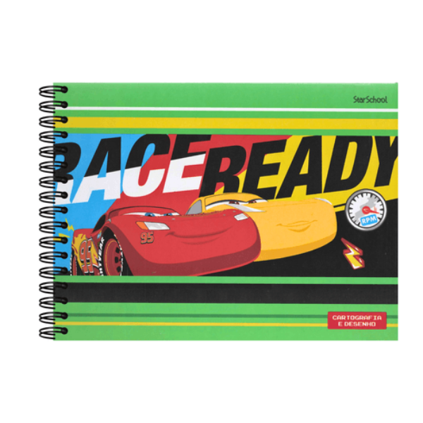 Caderno de Desenho Disney Pixar Carros StarSchool - Imagem 3