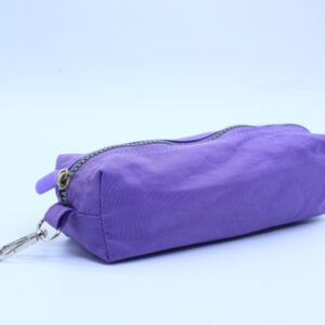 Estojo Escolar Nylon Grande 1 Compartimento DaTerra - roxo