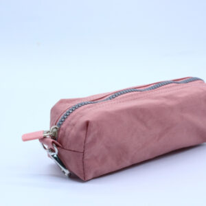 Estojo Escolar Nylon Grande 1 Compartimento DaTerra - rosa