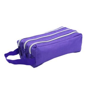 Estojo Escolar Lona Triplo DaTerra - roxo