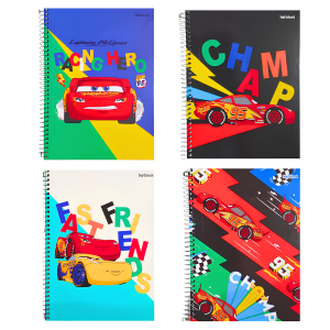 Caderno 1x1 Disney Carros Jandaia