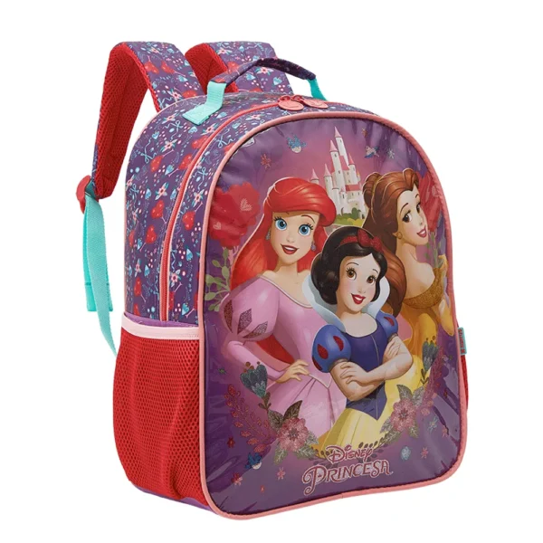 Mochila de Costas Infantil Disney Princesas Tamanho 14  Xeryus - Image 2