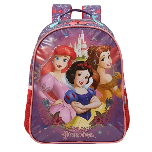 Mochila de Costas Infantil Disney Princesas Tamanho 14  Xeryus