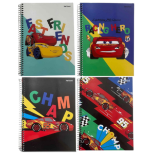 Caderno 1x1 Disney Carros Jandaia