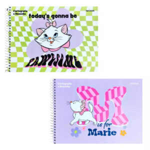 Caderno de Desenho Disney Marie Jandaia