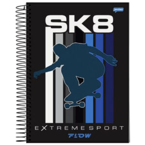 Caderno 10x1 Masculino Flow Jandaia - 6