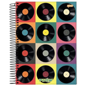 Caderno 10x1 Masculino Flow Jandaia - 1