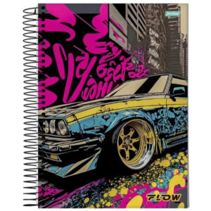 Caderno 10x1 Masculino Flow Jandaia - 8