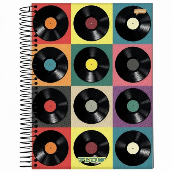 Caderno 1x1 Masculino Flow Jandaia - Imagem 9