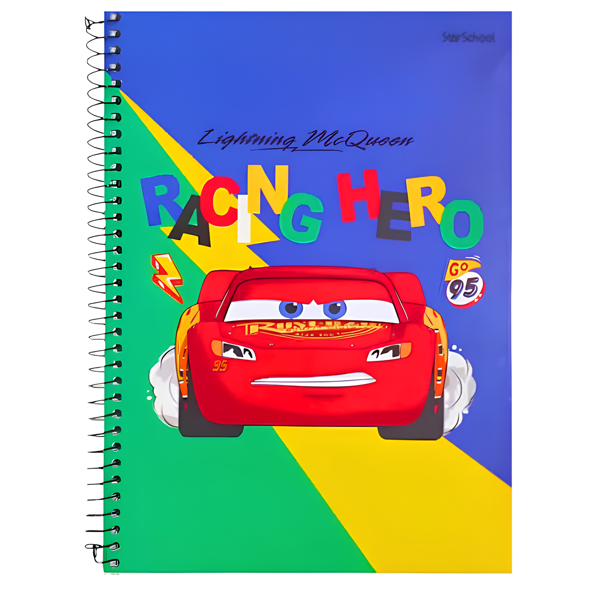 Caderno 1x1 Disney Carros Jandaia - Imagem 2