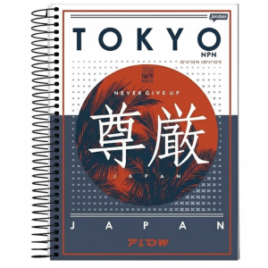 Caderno 1x1 Masculino Flow Jandaia - 2