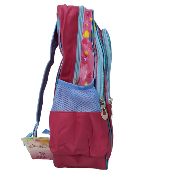 Mochila Infantil Feminina Bolso triplo DU - Imagem 3
