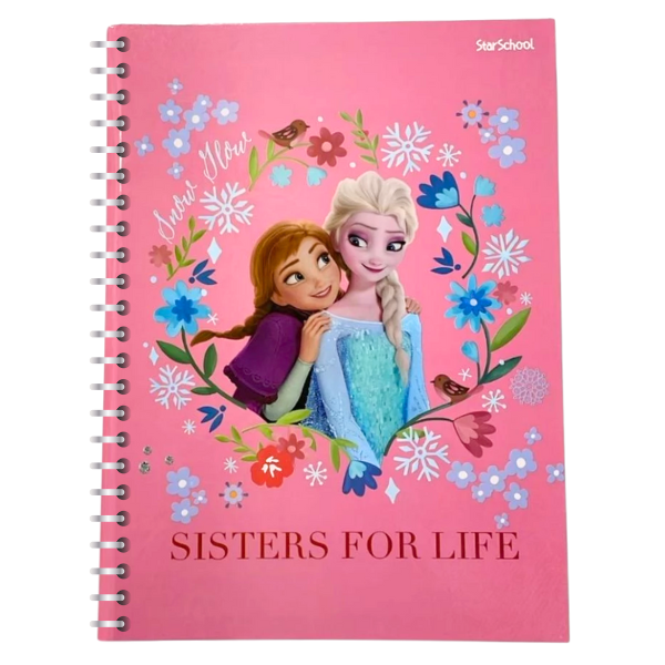 Caderno 1x1  Disney Frozen Jandaia - Imagem 3