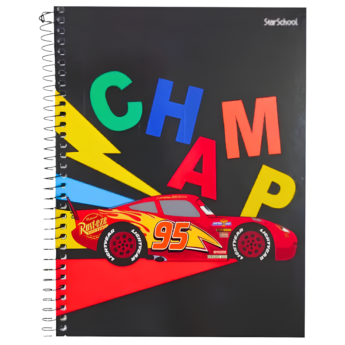 Caderno 1x1 Disney Carros Jandaia - Imagem 5
