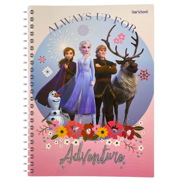 Caderno 1x1  Disney Frozen Jandaia - Imagem 2