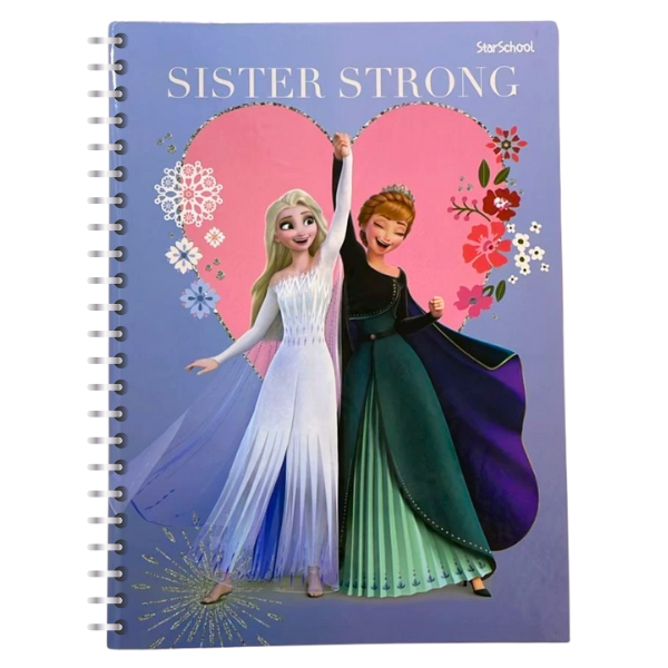 Caderno 1x1  Disney Frozen Jandaia - Imagem 5