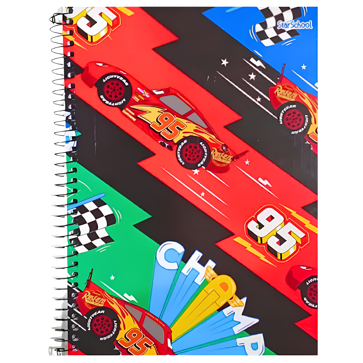 Caderno 1x1 Disney Carros Jandaia - Imagem 3