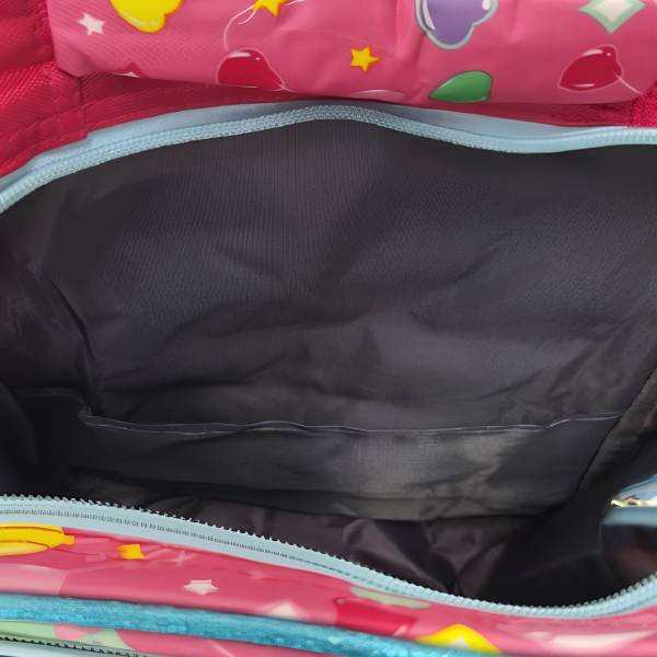 Mochila Infantil Feminina Bolso triplo DU - Imagem 7
