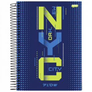 Caderno 1x1 Masculino Flow Jandaia - 6