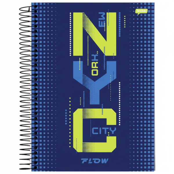 Caderno 1x1 Masculino Flow Jandaia - Imagem 6