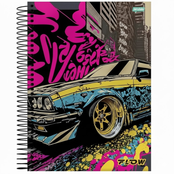 Caderno 1x1 Masculino Flow Jandaia - Imagem 7