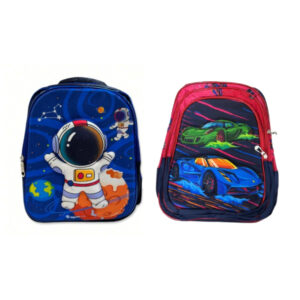 Mochila de Costas Infantil Masculina 3 Zípers Duo Duo
