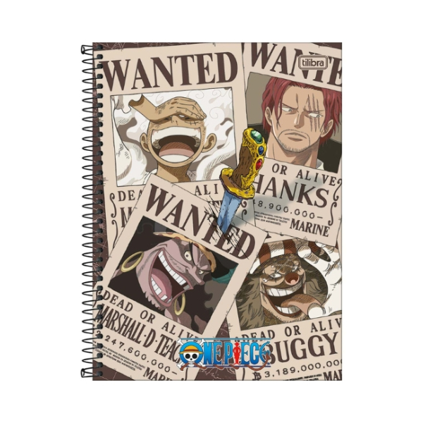 Caderno 1x1 One Piece Tilibra (sortido) - Imagem 5