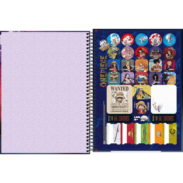 Caderno 1x1 One Piece Tilibra (sortido) - Imagem 7