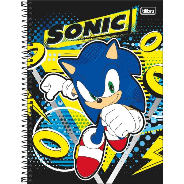 Caderno 1x1 Sonic Tilibra (sortido) - Imagem 5
