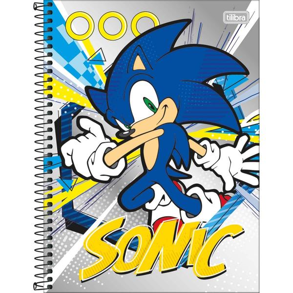 Caderno 1x1 Sonic Tilibra (sortido) - Imagem 3