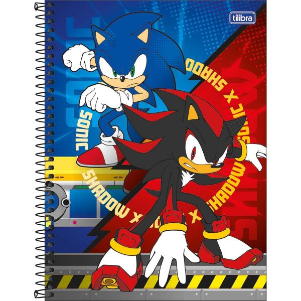 Caderno 1x1 Sonic Tilibra (sortido) - Imagem 4