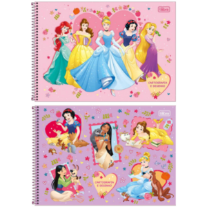 Caderno de Desenho Princesas Tilibra 309060