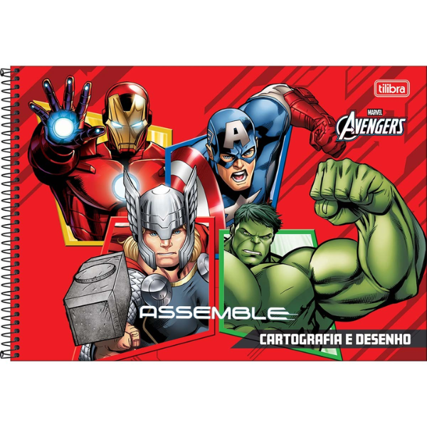 Caderno de Desenho Marvel Avengers Tilibra 309015 - Imagem 2