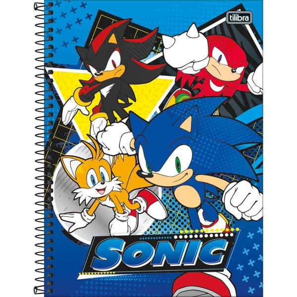 Caderno 1x1 Sonic Tilibra (sortido) - Imagem 8