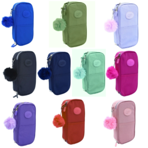 Estojo Escolar Nylon Case Médio