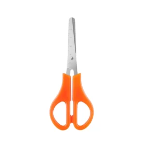 Tesoura Escolar Combate BRW/VMP - laranja
