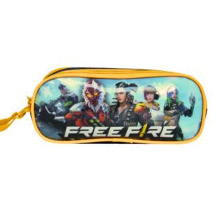 Estojo Escolar Duplo Free Fire Clio FR2496F