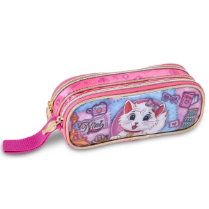 Estojo Duplo Gatinha Nini Escolar - Clio