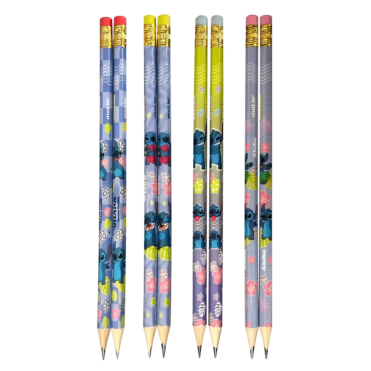 Lápis Grafite Stitch molin (Estampas Sortidas) - Imagem 4