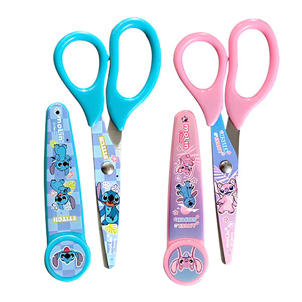 Tesoura Escolar Stitch moLin (Sortida - 1 Unidade)