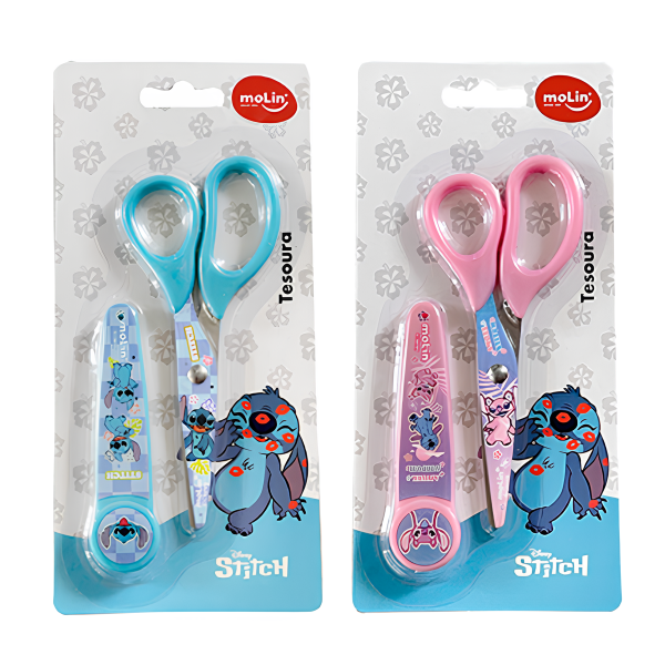 Tesoura Escolar Stitch moLin (Sortida - 1 Unidade) - Imagem 2