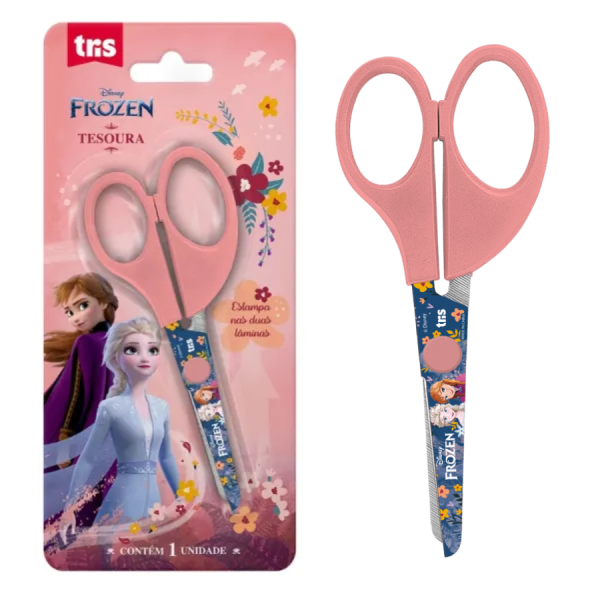 Tesoura Escolar Disney Frozen Tris